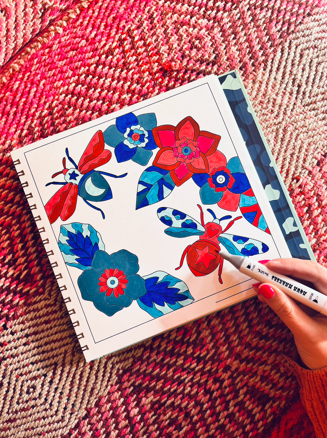 Coloring Tricolor 💙🤍❤️