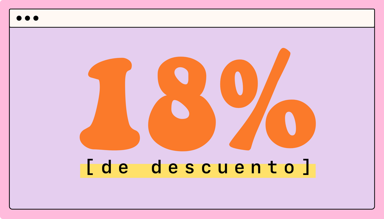 18% off