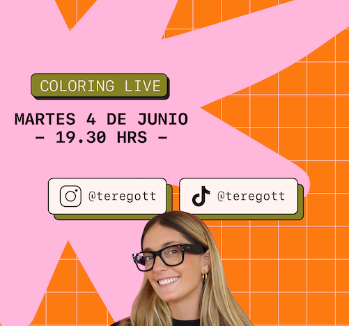 Coloring Live Martes 4 19:30 Simultaneo Instagram Tiktok