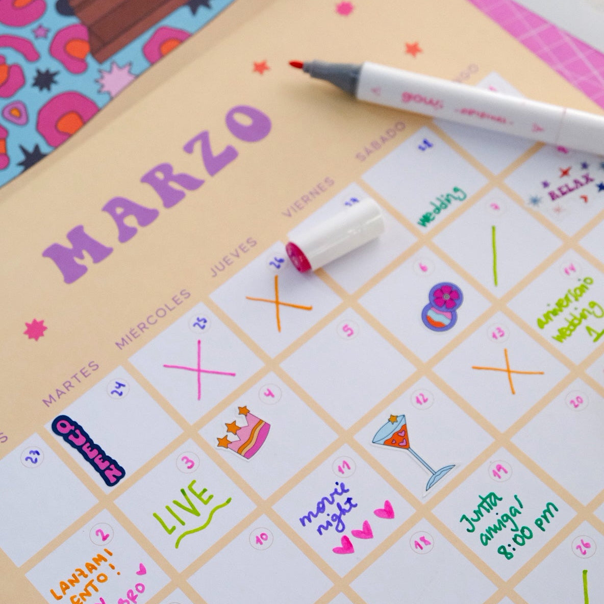 Coloring Calendar