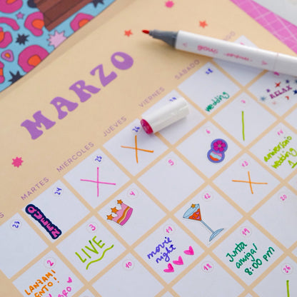 Coloring Calendar