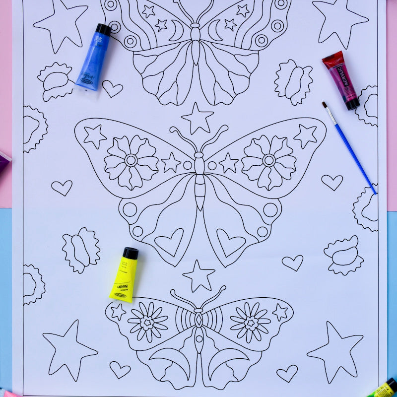 PAINT YOUR CANVAS - BUTTERFLY