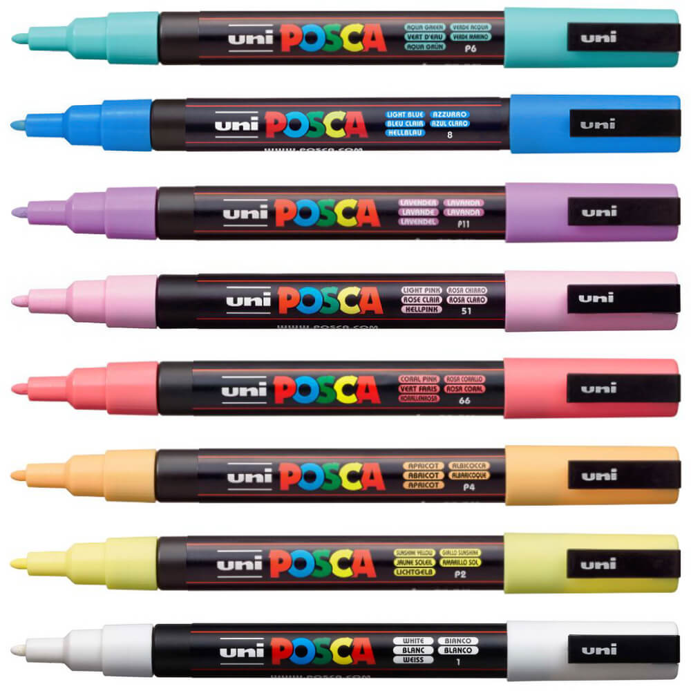 PaperStop - Llegaron nuevos estuches de marcadores #posca 🤩. Colores  básicos, pasteles, fríos, cálidos y el más esperado: El estuche PC-3M de 16  unidades‼️ Encuentra toda la variedad de estuches y unidades